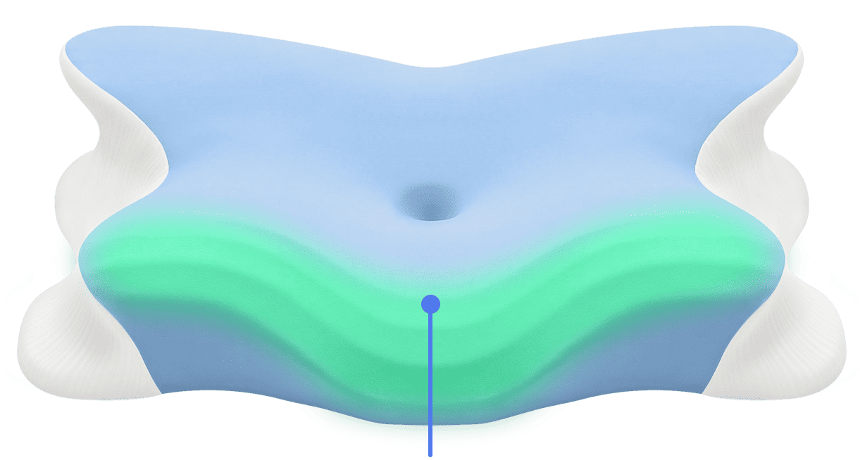 Melara Air pillow ergonomic anatomy